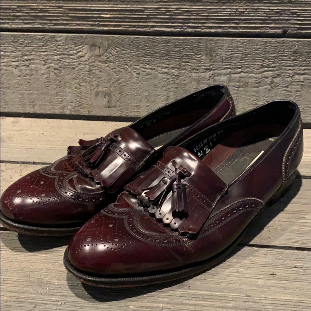 Men’s Florsheim Burgandy Loafers, Sz 9.5 D
